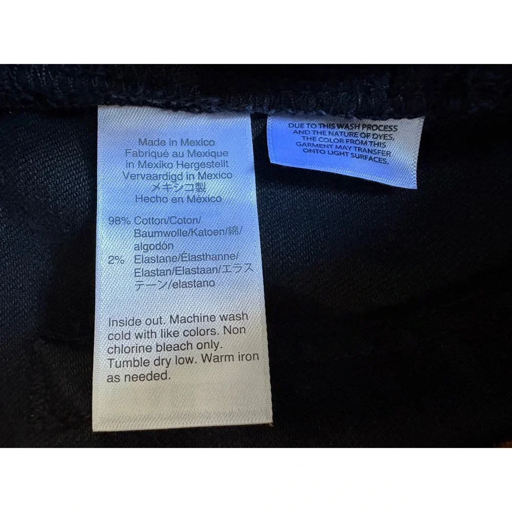 J Crew‎ Jeans Mens 36 34 Black Straight Leg Denim Pants
